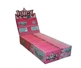 Juicy Jay's ochucené krátké papírky, Cotton candy, box 24ks